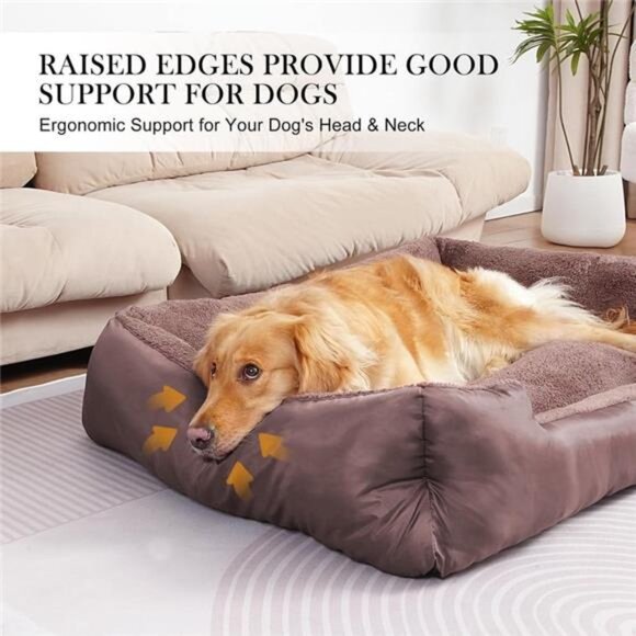 Orthopedic Pet Bed for Large Dogs Soft Breathable Dog Bed XL:(27.5*35.4*8) - Picture 2 of 7